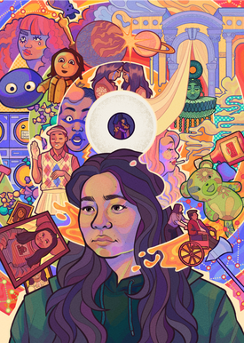 Everything Everywhere All At Once fanart - charity zine piece (2023).