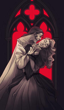 Carmilla by Sheridan Le Fanu fanart (2022).