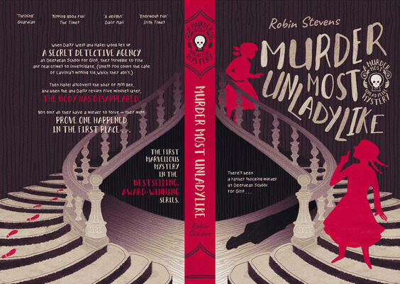 Murder Most Unladylike cover redesign (2022).